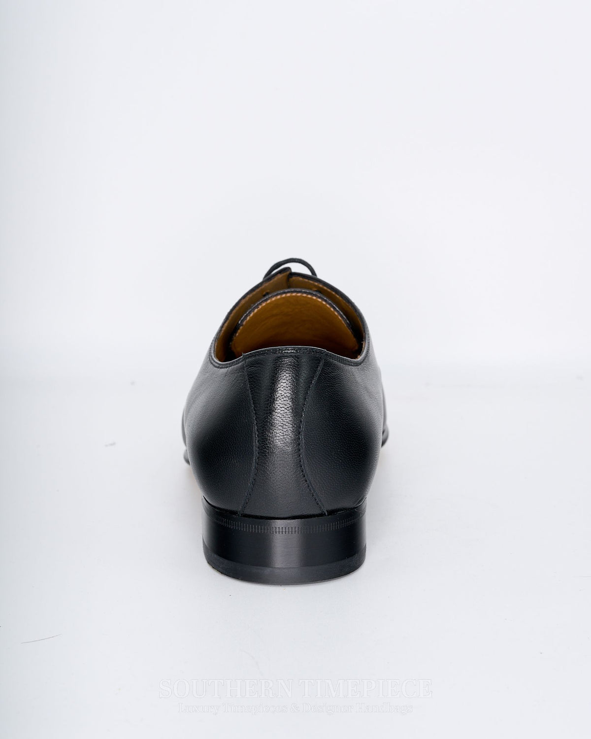 Gucci Men's Lace Up Shoes - Black Mandala Goat Leather (Size 10.5)