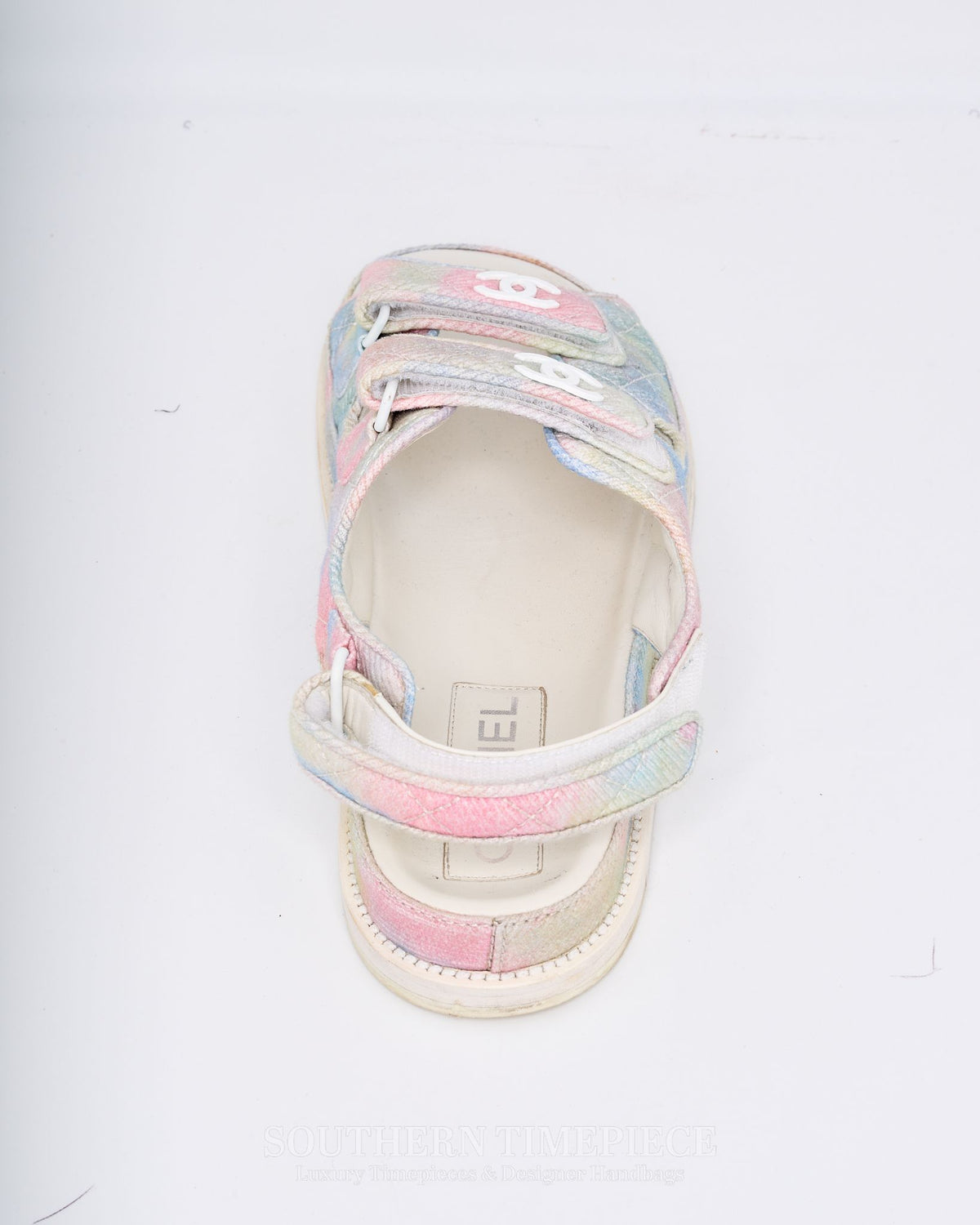 Chanel Rainbow Quilted Dad Sandals (Size 41 / US 10.5)