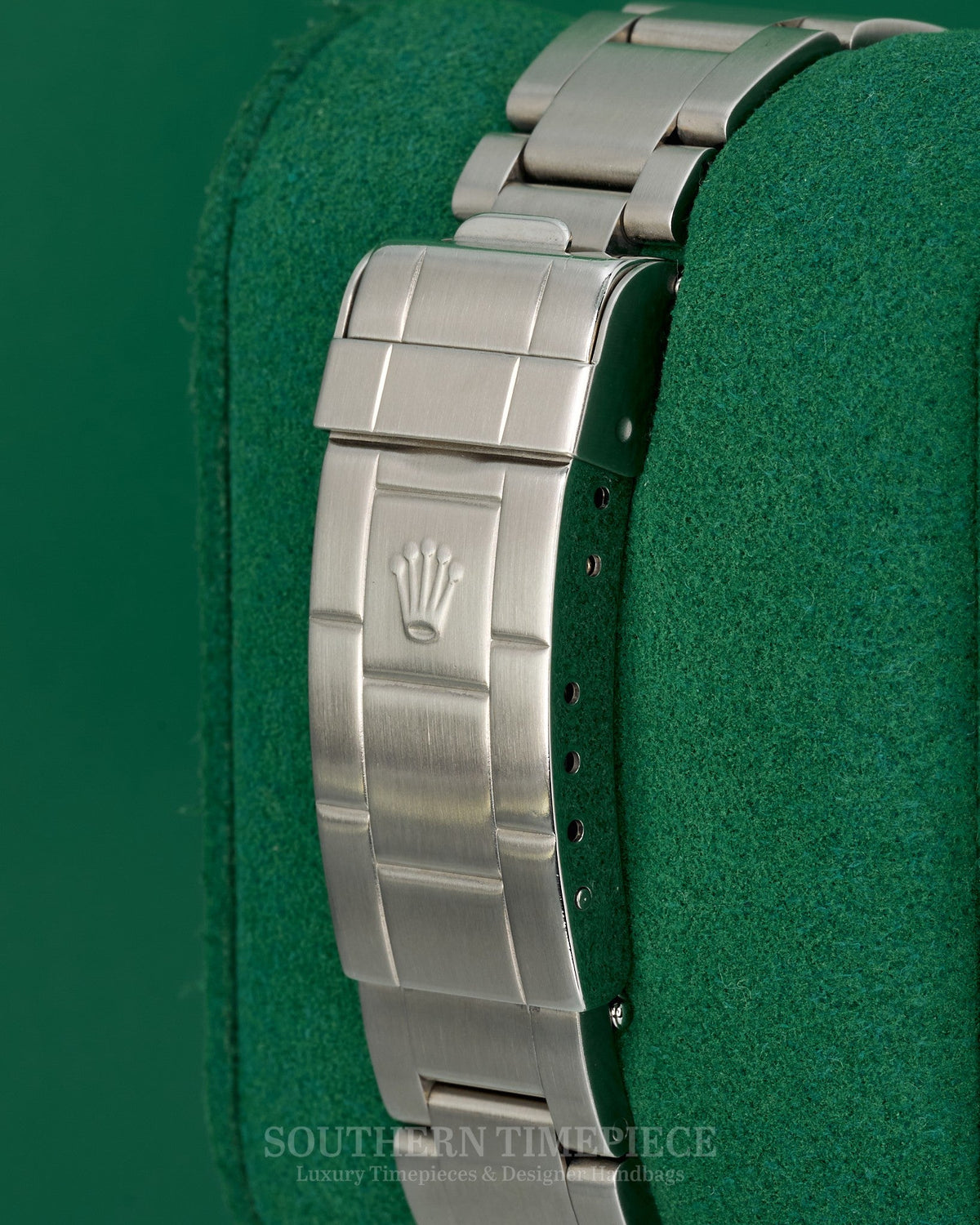 40mm Rolex Explorer II with Black Dial in Stainless Steel on Oyster Bracelet (Ref: 16570)(Year: 1995)