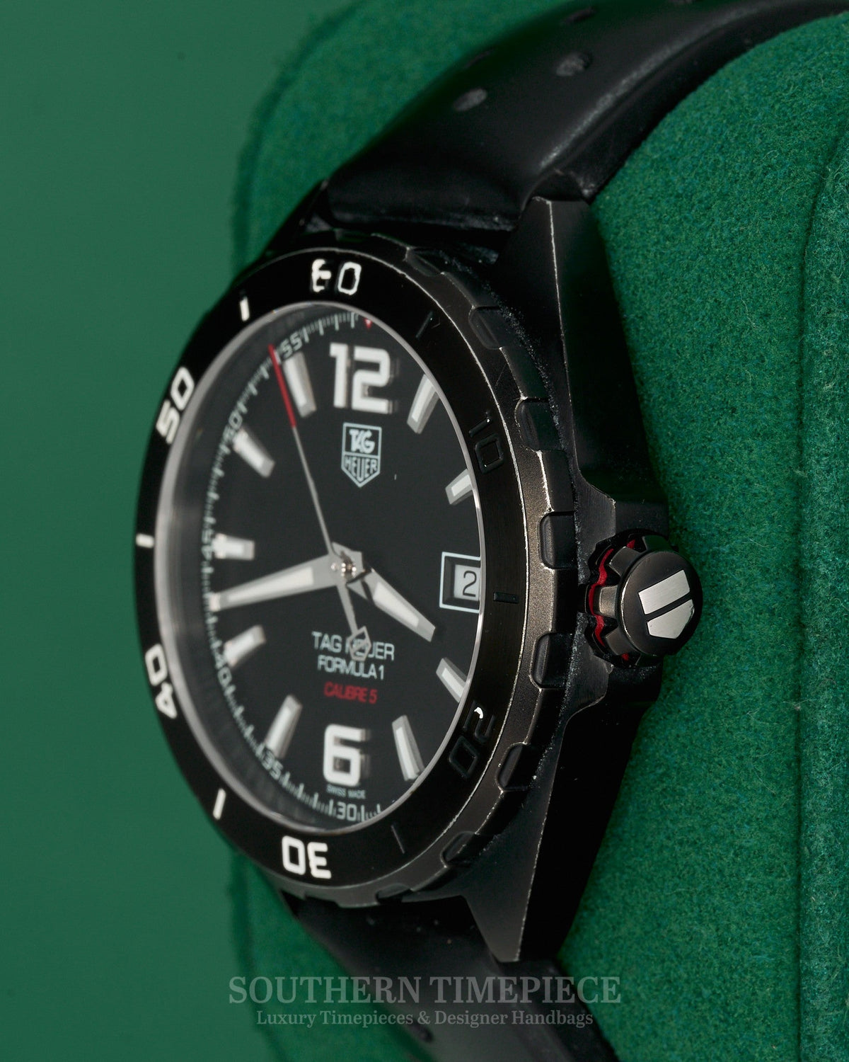 41mm Tag Heuer Formula 1 Calibre 5 in Stainless Steel with PVD Coat on Rubber (Ref: WAZ2115)(Year: ~2015-2020)