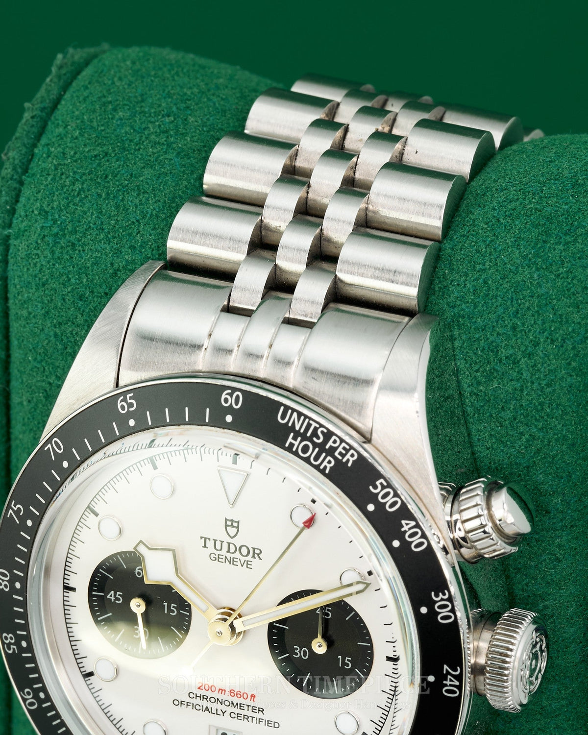 41mm Tudor Chrono "Panda" in Stainless Steel on Custom Jubilee Bracelet (Ref: 79360N)(Year: 2021)(Box & Papers)