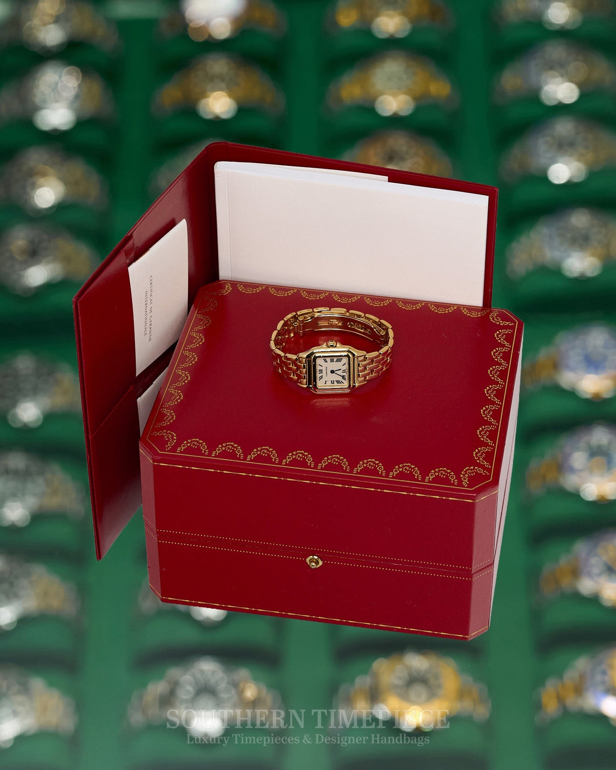 22mm Cartier Panthere Small Model in Solid 18kt Yellow Gold (Ref: W25022B9)(Year: 2003)(Box & Papers)