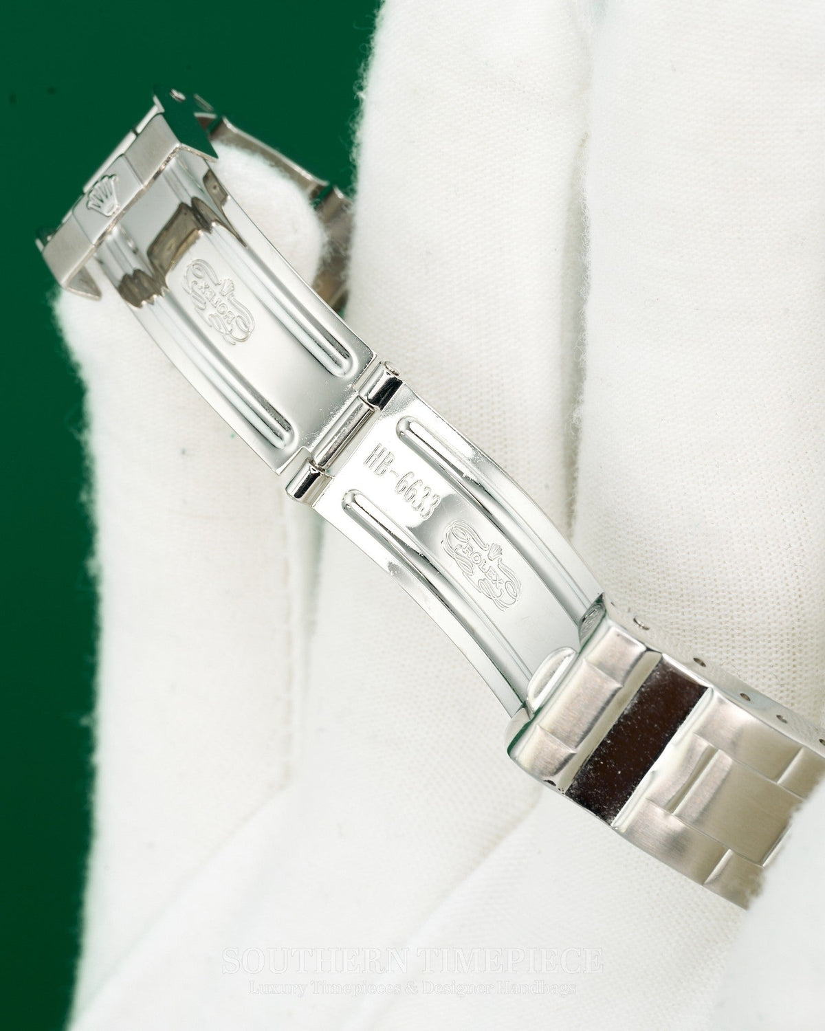 29mm Rolex Yacht-Master with Platinum Dial and Bezel in Stainless Steel on Oyster (Ref: 169622)(Year: 2002)