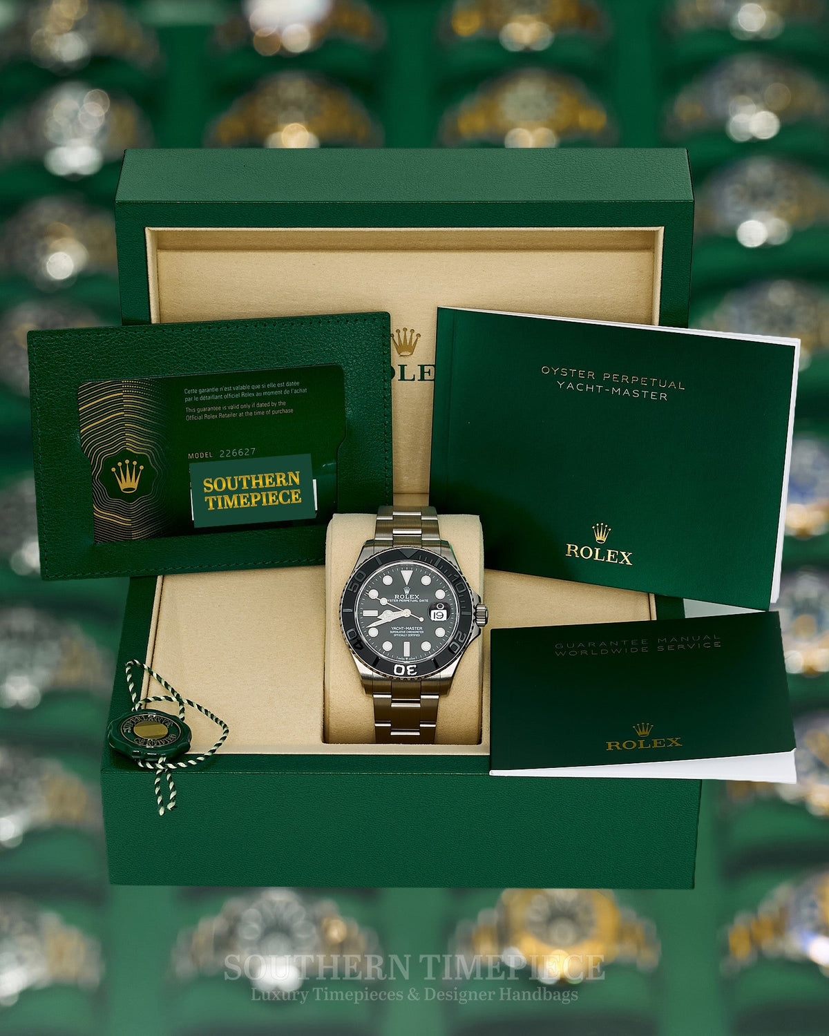 Brand New 2026 42mm Rolex Yacht-Master in Titanium with Matte Black Bezel and Dial on Oyster (Ref: 226627)(Year: 2026)(Box & Papers)