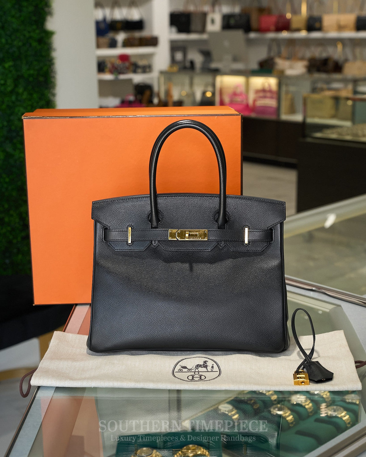 Hermès Birkin 30 - Noir Epsom Leather & Gold Hardware (2017)