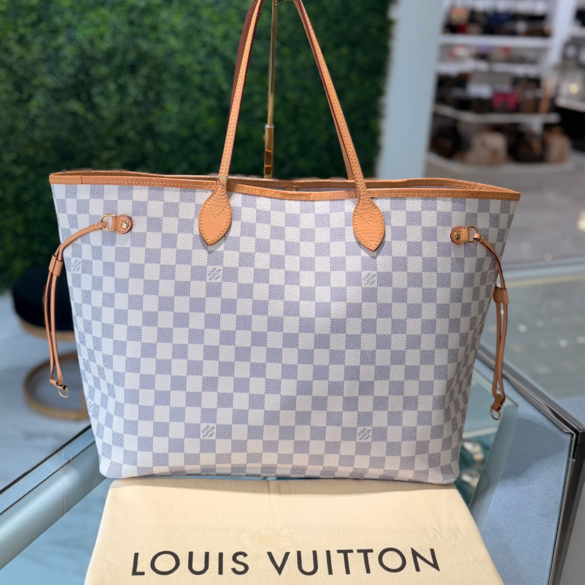 Louis Vuitton Neverfull GM - Damier Azur Canvas
