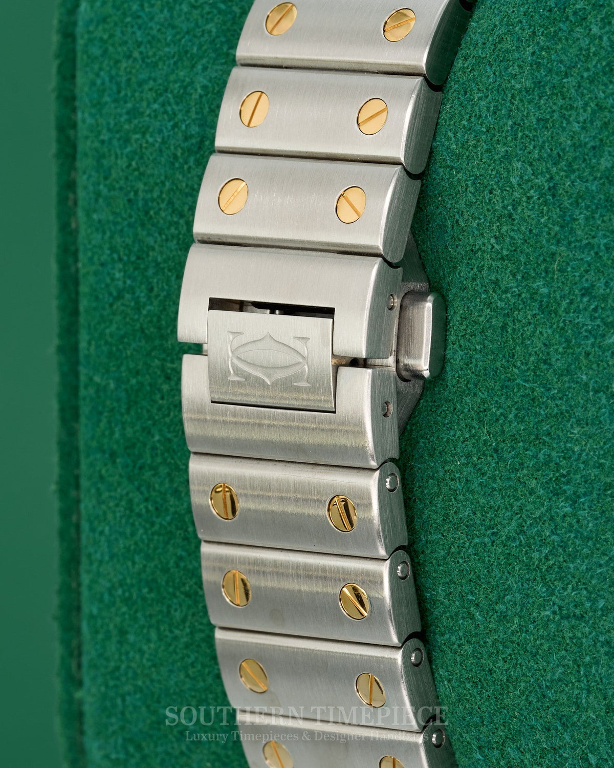 35mm Cartier Santos Medium in 18kt Yellow Gold and Stainless Steel (Ref: W2SA0016)(Year: 2021)(Box & Papers)
