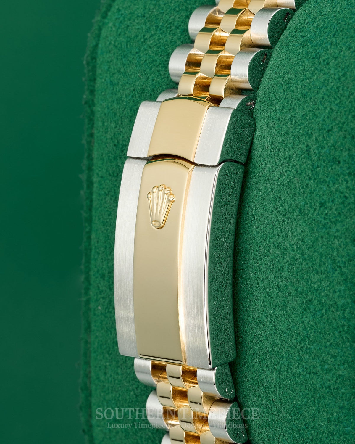 41mm Rolex Datejust with White Stick Dial in 18kt Yellow Gold and Stainless on Jubilee (Ref: 126333)(Year: 2016+)(Box & Appraisal)