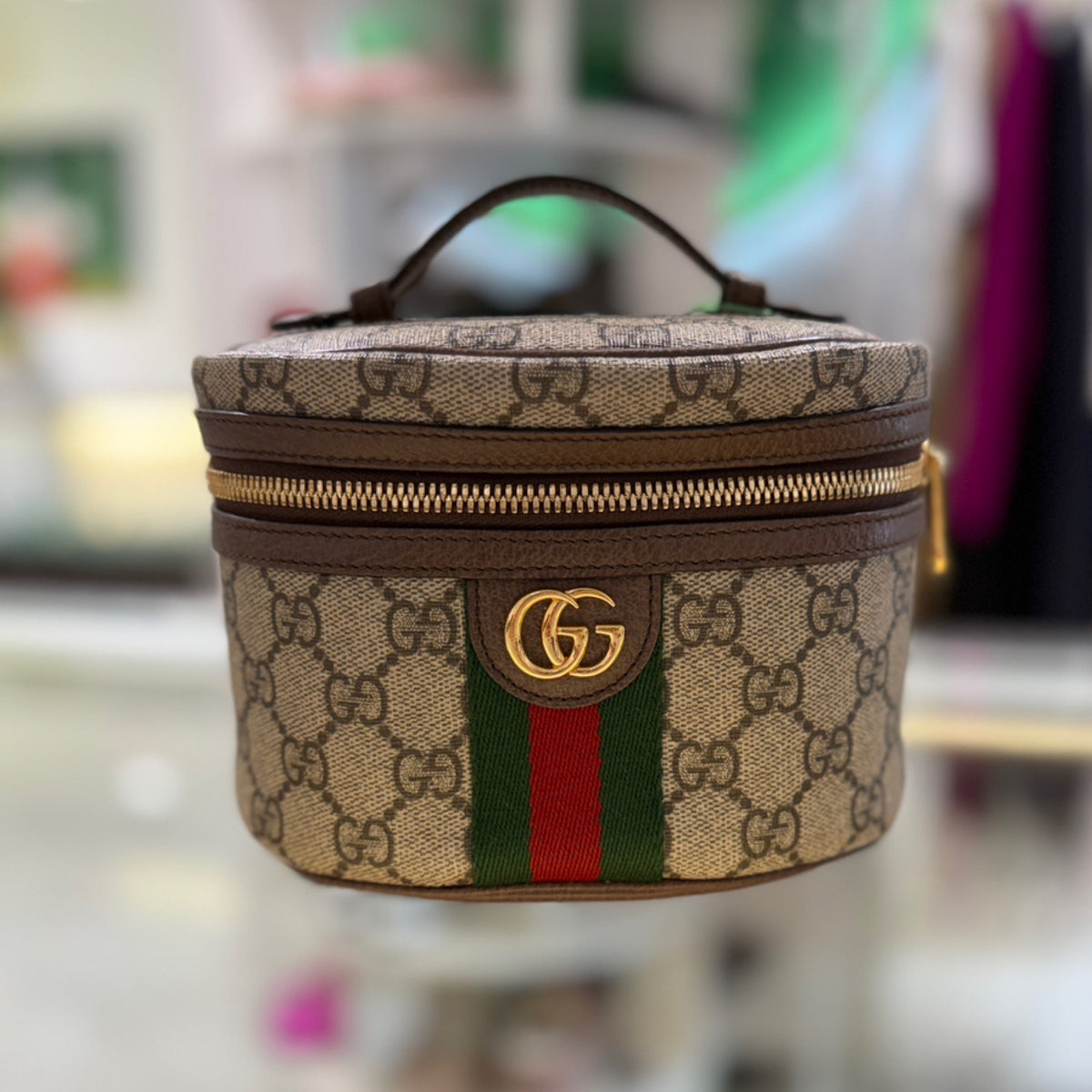 Gucci GG Ophidia Vanity Cosmetic Case - GG Supreme Canvas