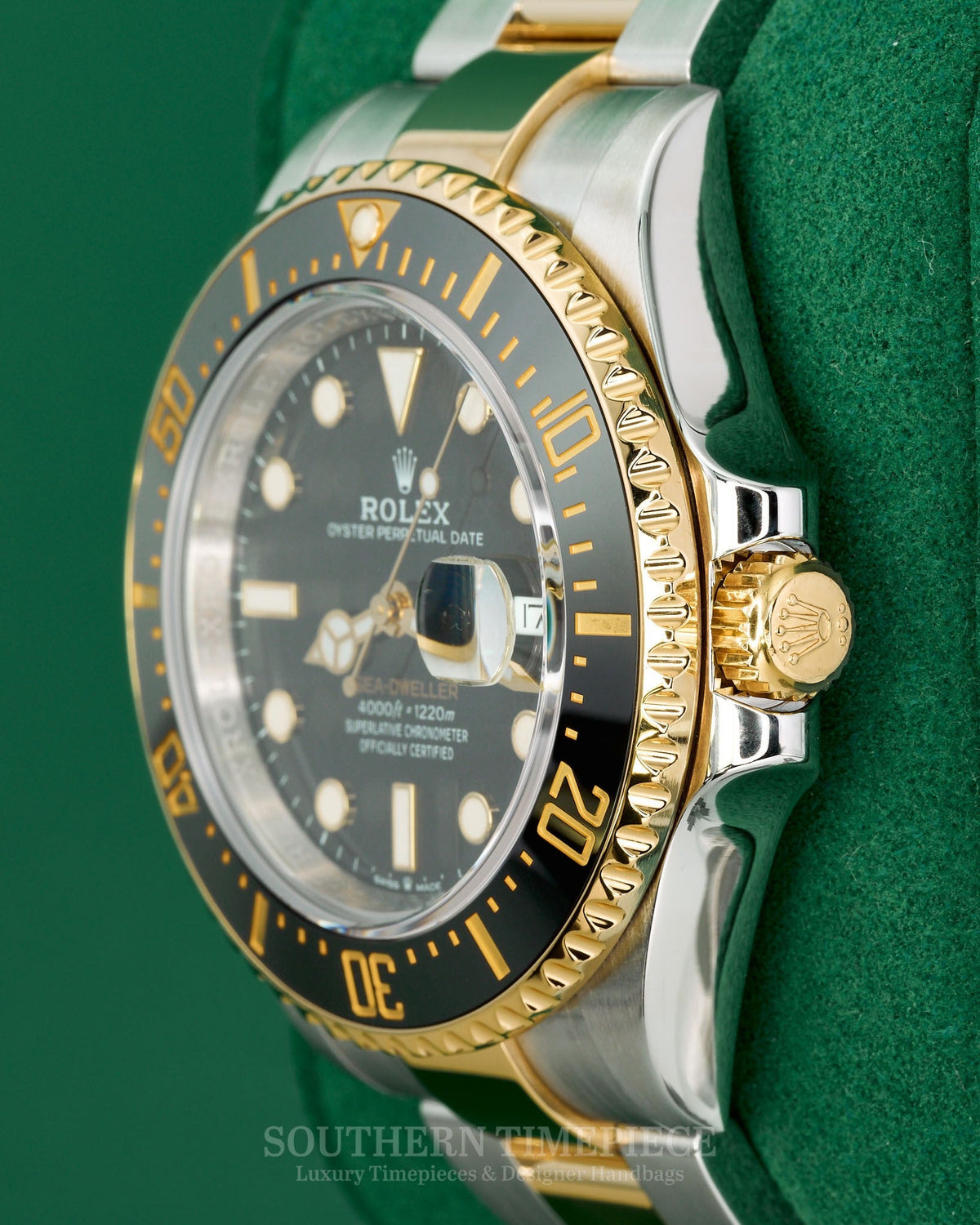 43mm Rolex Sea-Dweller in 18kt Yellow Gold and Stainless Steel (Ref: 126603)(Year: 2019)(Box & Papers)
