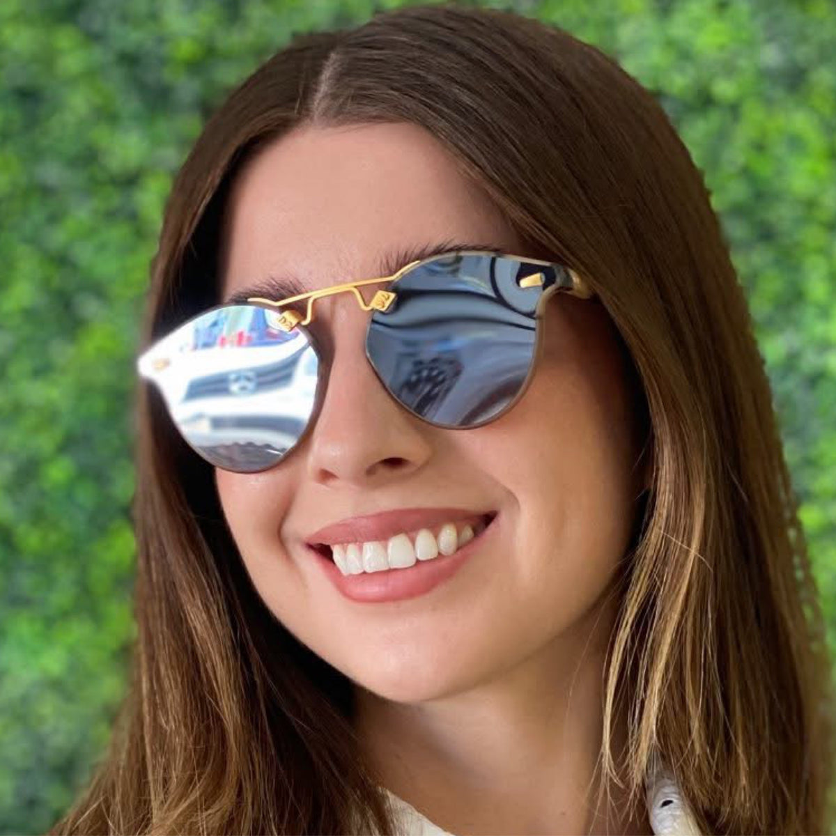 Krewe Beau Nylon Sunglasses - Matte Oyster Mirrored