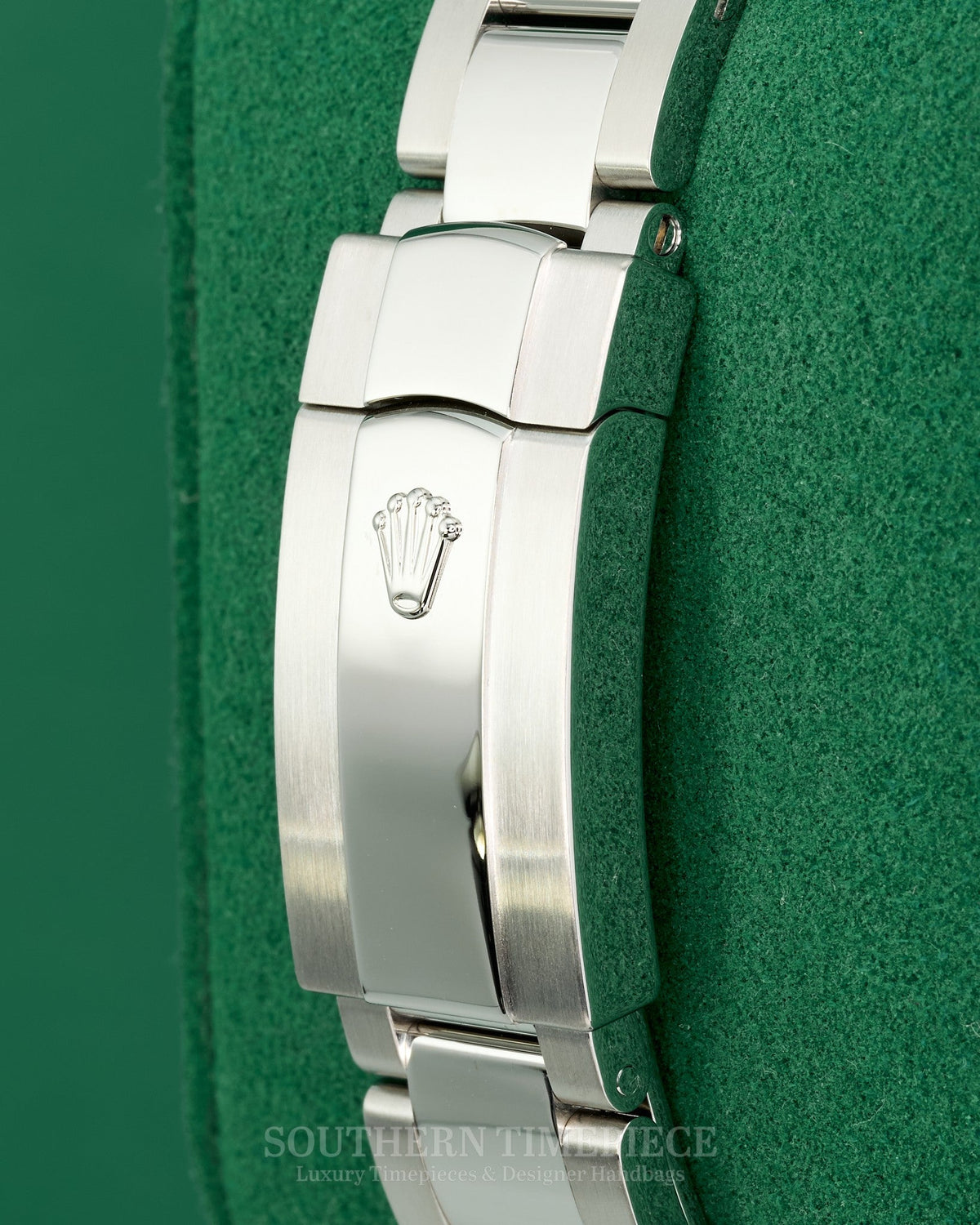 41mm Rolex Datejust with White Roman Numeral Dial and Smooth Bezel on Oyster (Ref: 126300)(Year: 2018)(Box & Papers)