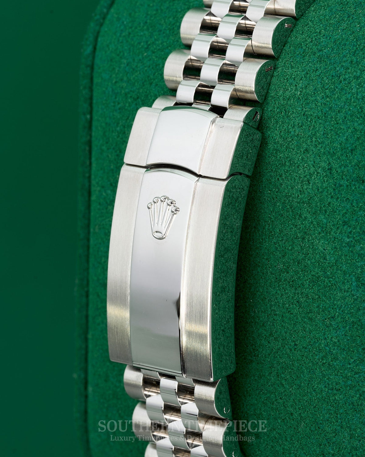 36mm Rolex Datejust in Oystersteel and 18kt White Gold with Factory Purple Diamond Dial on Jubilee (Ref: 126234)(Year: 2021)(Box & Papers)