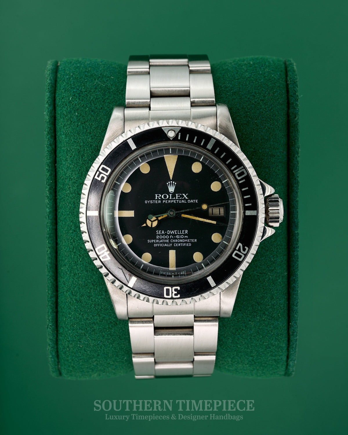 40mm Vintage Rolex Sea-Dweller "Great White" in Stainless Steel on Oyster (Ref: 1665)(Year: 1978)(Watch Only)