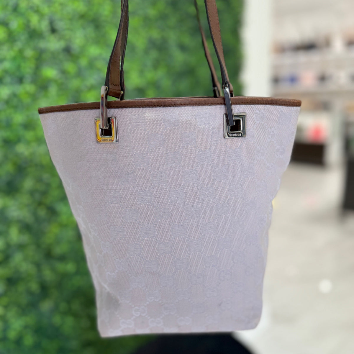 Gucci Bucket Tote - Purple GG Canvas