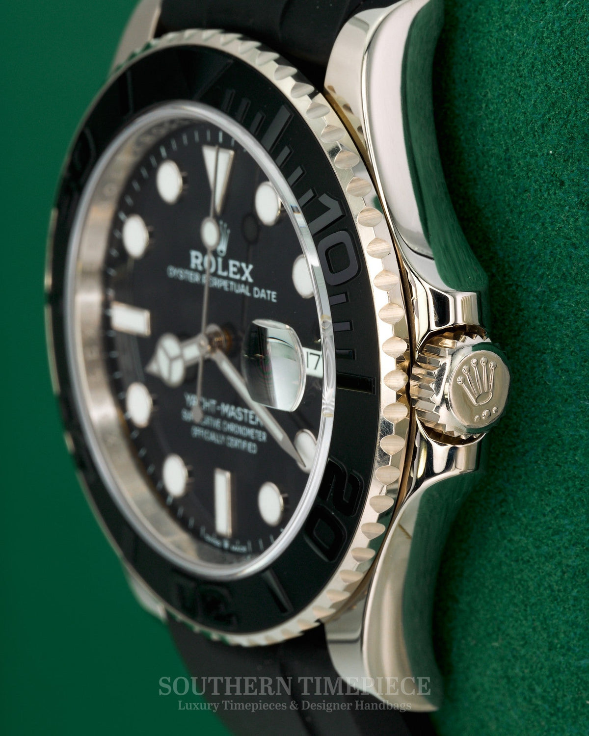 42mm Rolex Yacht-Master in Solid 18kt White Gold on Oysterflex (Ref: 226659)(Year: 2021)(Box & Papers)