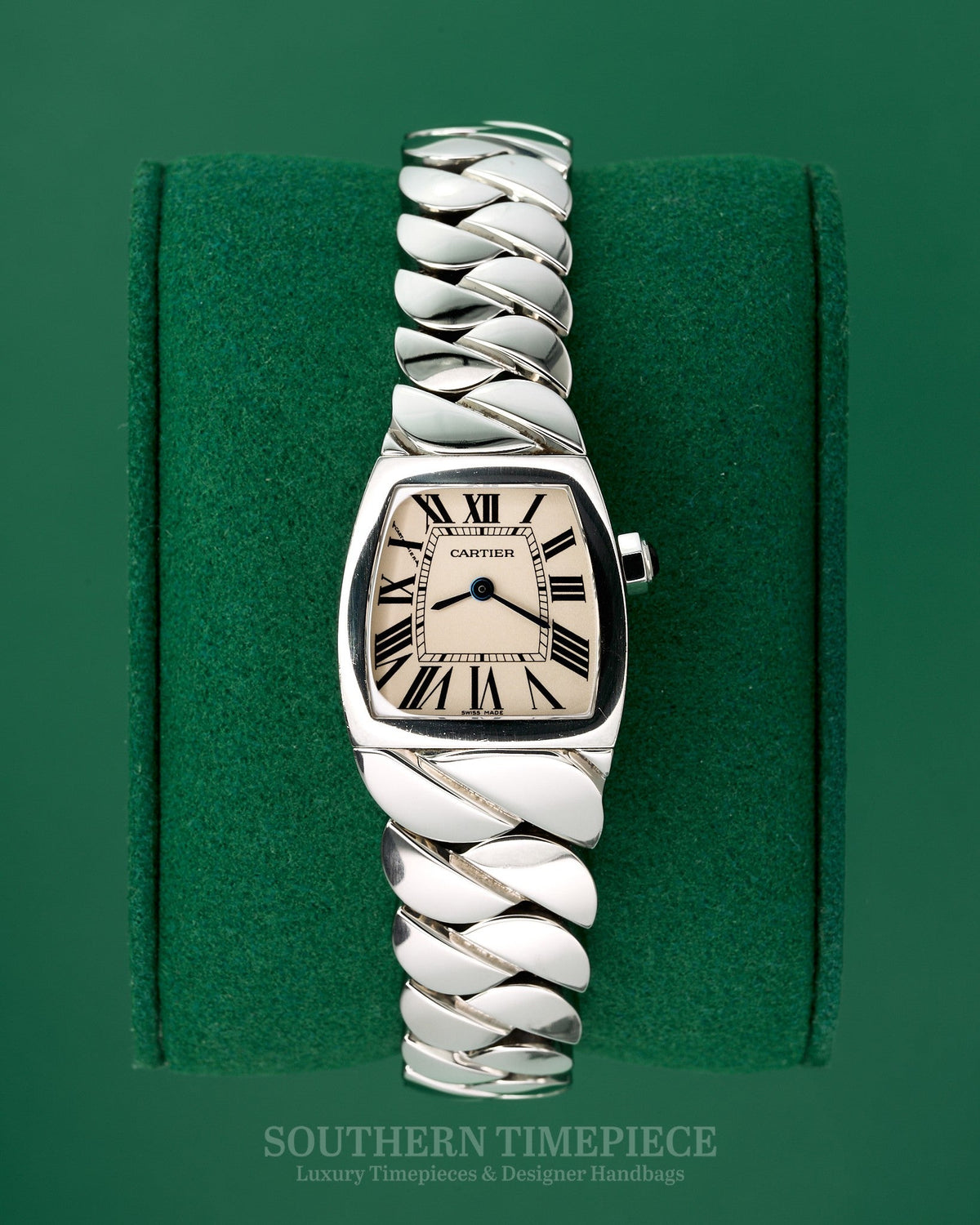 25mm Cartier La Dona Small in Stainless Steel with Silver Roman Dial (Ref: W660012I)(Watch Only)