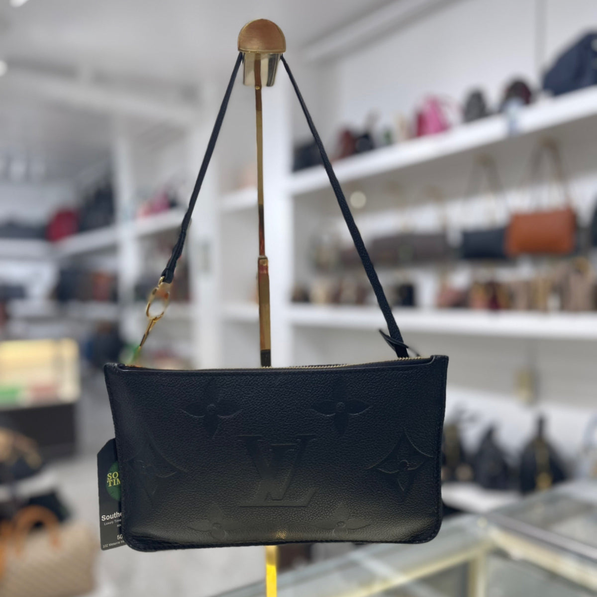 Louis Vuitton Pochette - Black Monogram Empreinte Leather