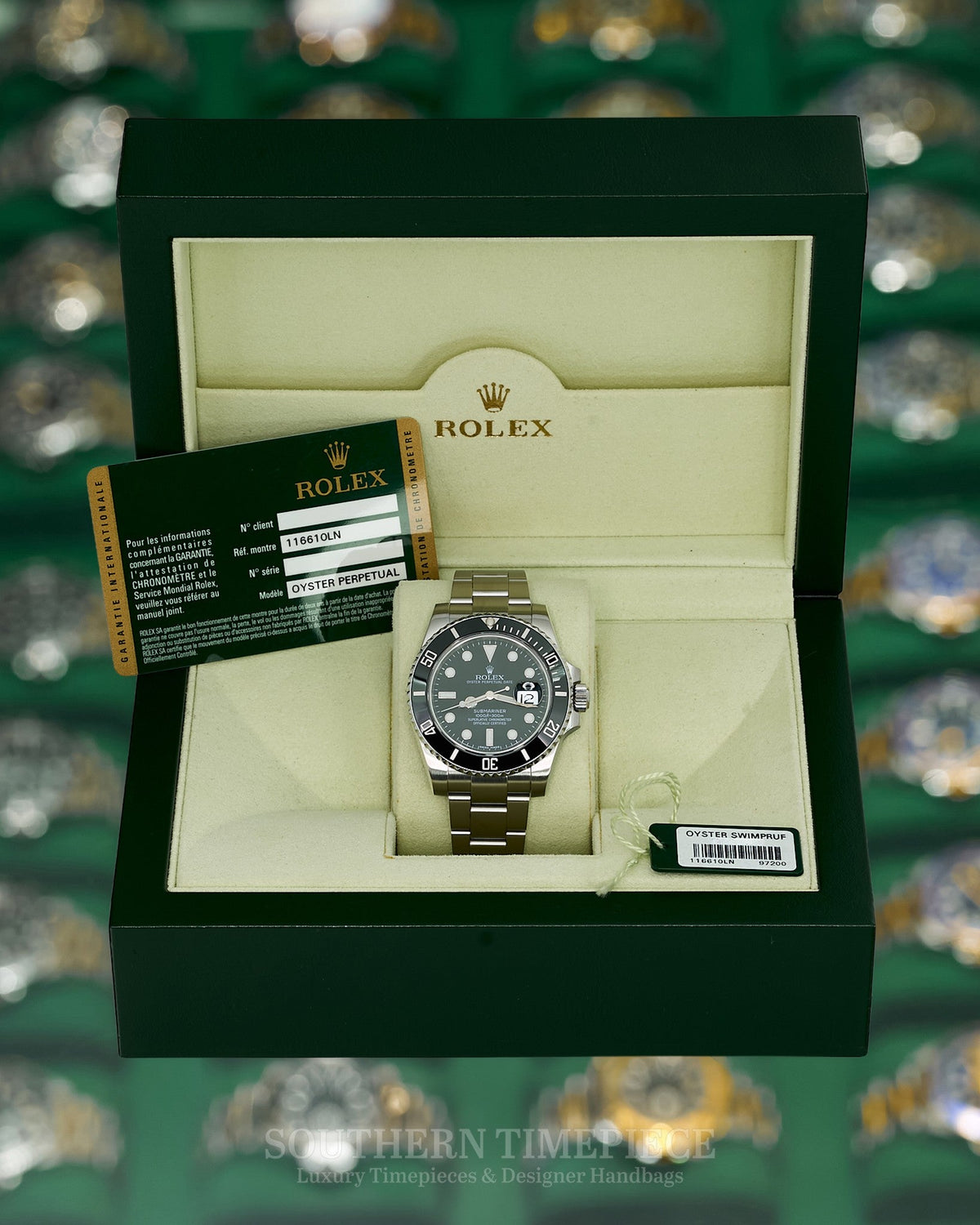 40mm Rolex Submariner Date in Stainless Steel on Oyster (Ref: 116610LN)(Year: 2011)(Box & Papers)