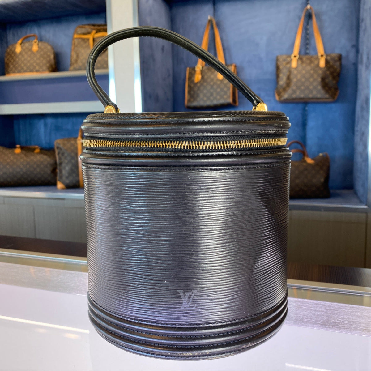 Louis Vuitton Epi Cannes Handbag - Black
