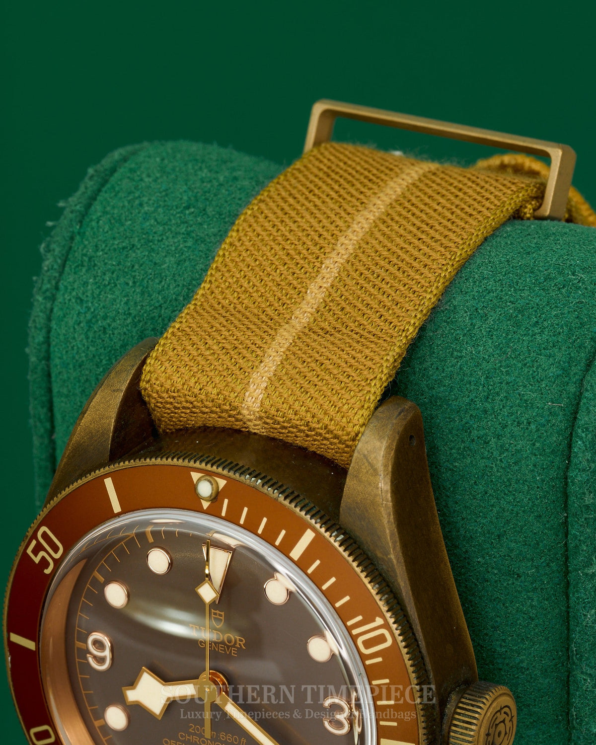 43mm Tudor Black Bay Bronze in Aluminum Bronze Coated Case on Brown Leather (Ref: 79250BM)(Year: 2017)(Box & Papers)