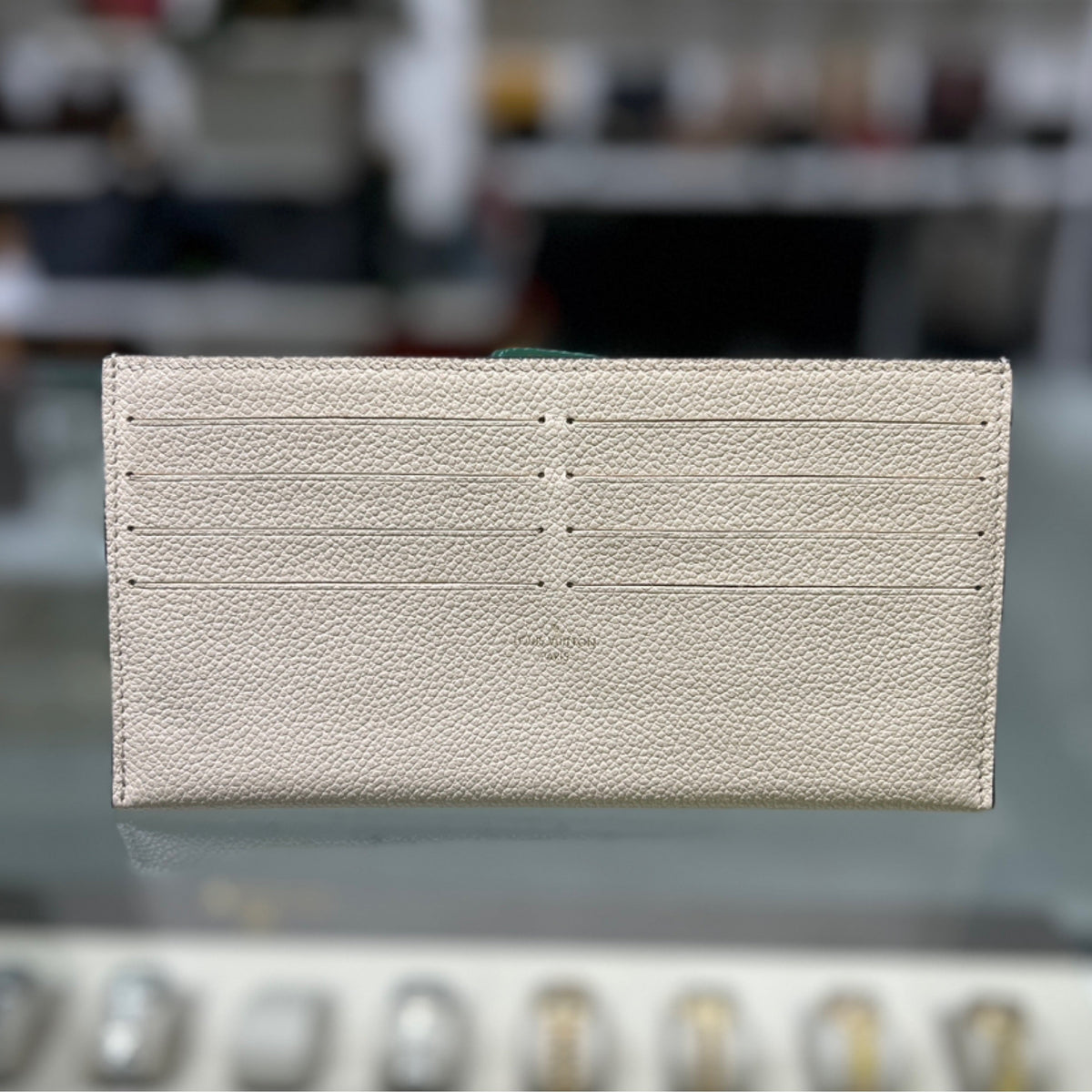 Louis Vuitton Card Holder Insert - Cream Leather
