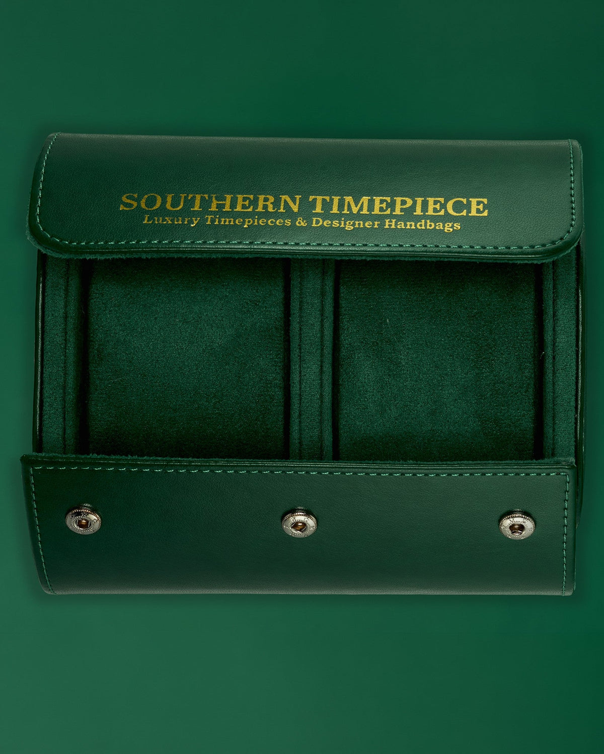 Southern Timepiece Double Watch Roll - Travel Case
