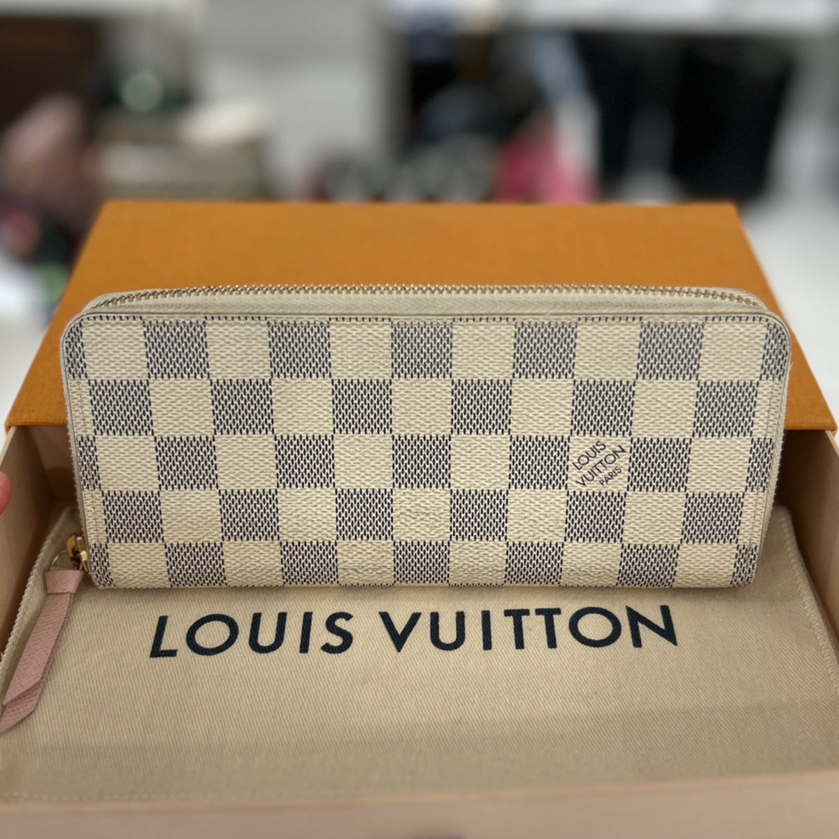 Louis Vuitton Clemence Wallet - Damier Azur Canvas