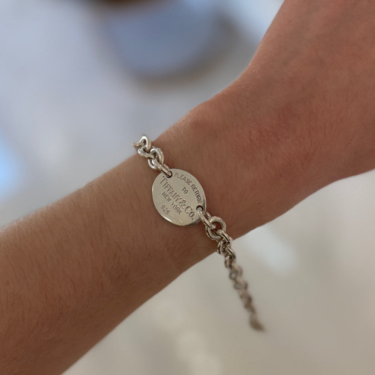 Tiffany & Co. Return to Tiffany Oval Tag Bracelet - Sterling Silver