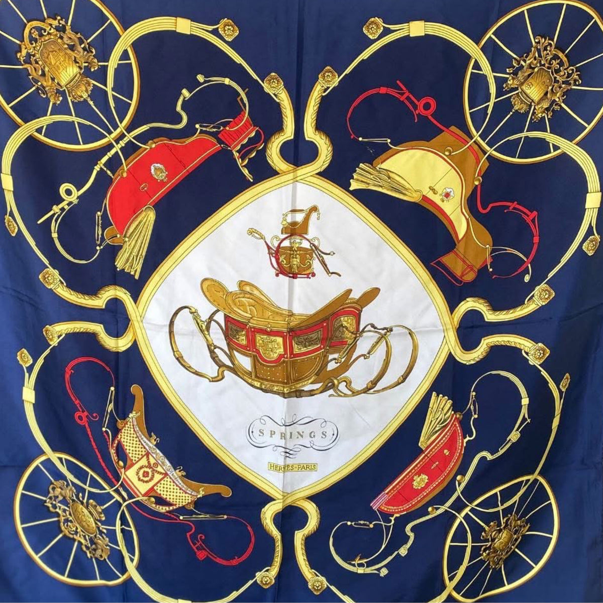 Hermès Silk Scarf Carre 90 - 100% Silk