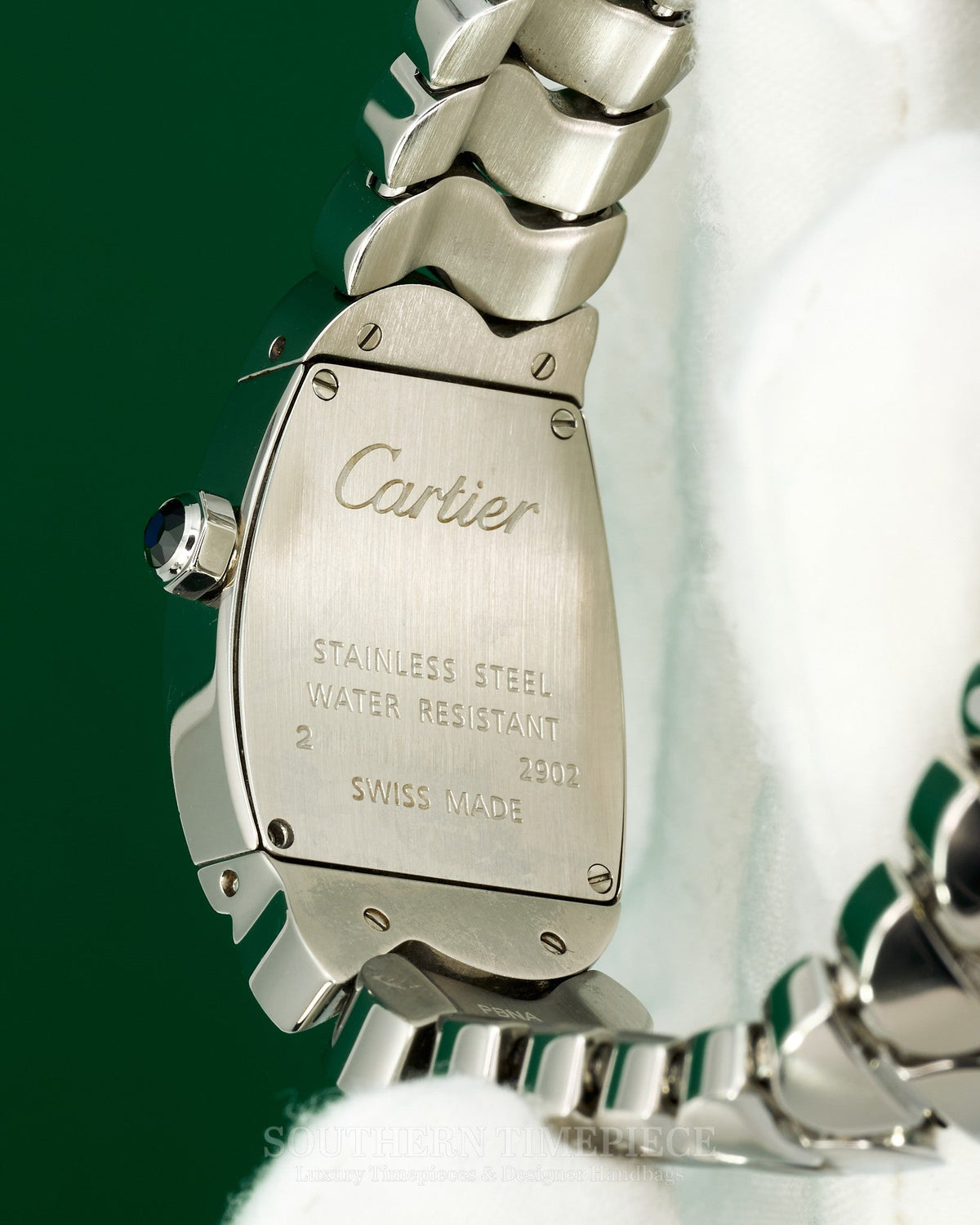 25mm Cartier La Dona Small in Stainless Steel with Silver Roman Dial (Ref: W660012I)(Watch Only)