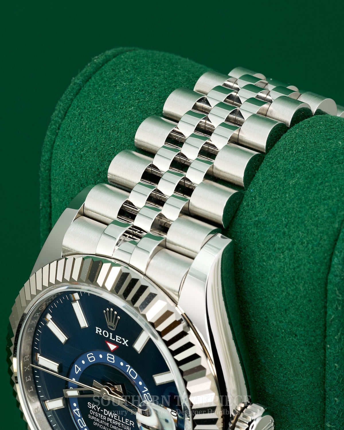Brand New 2026 42mm Rolex Sky-Dweller with Blue Dial in 18kt White Gold & Oystersteel on Jubilee (Ref: 336934)(Year: 2026)(Box & Papers)