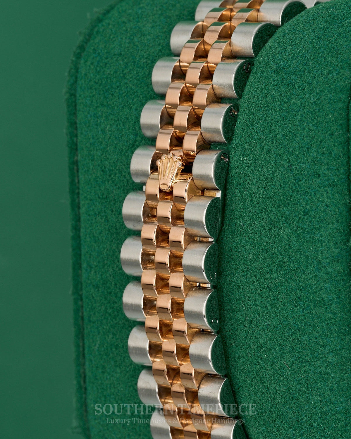 36mm Rolex Datejust "Turn-O-Graph" with Black Stick Dial in 18kt Rose Gold and Stainless on Jubilee (Ref: 116261)(Year: 2005)