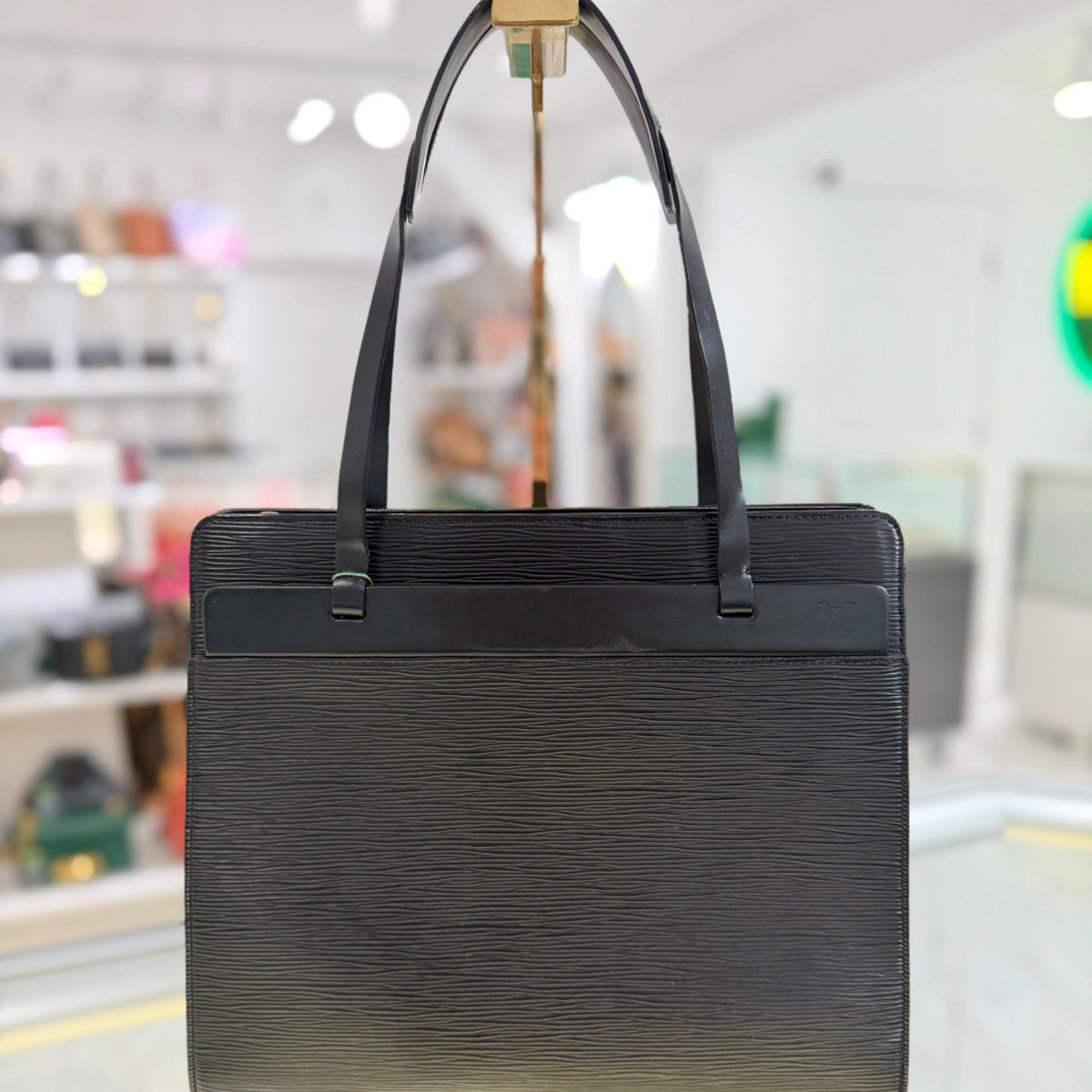Louis Vuitton Croisette PM Tote - Black Epi Leather