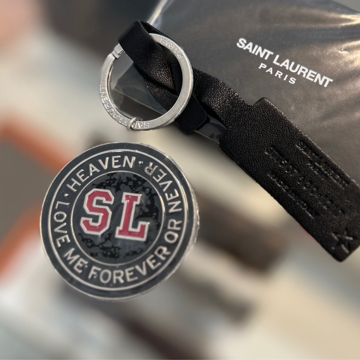 Saint Laurent YSL Key Ring