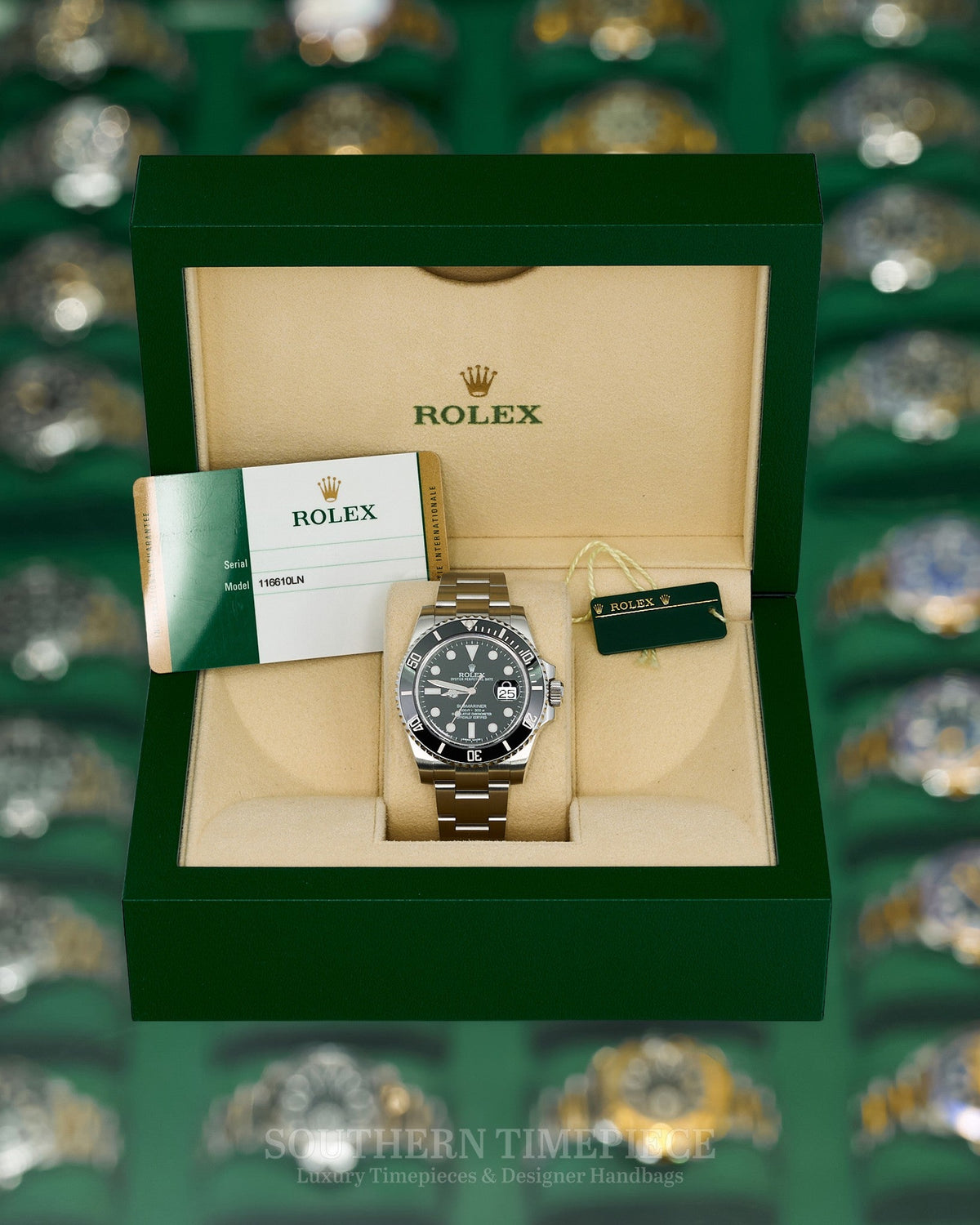 40mm Rolex Submariner Date in Stainless Steel on Oyster (Ref: 116610LN)(Year: 2015)(Box & Papers)