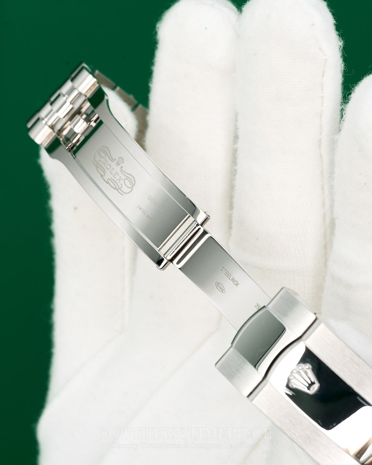 42mm Rolex Sky-Dweller with Mint Green Dial in 18kt White Gold and Oystersteel on Jubilee (Ref: 336934)(Year: 2024)(Box & Papers)