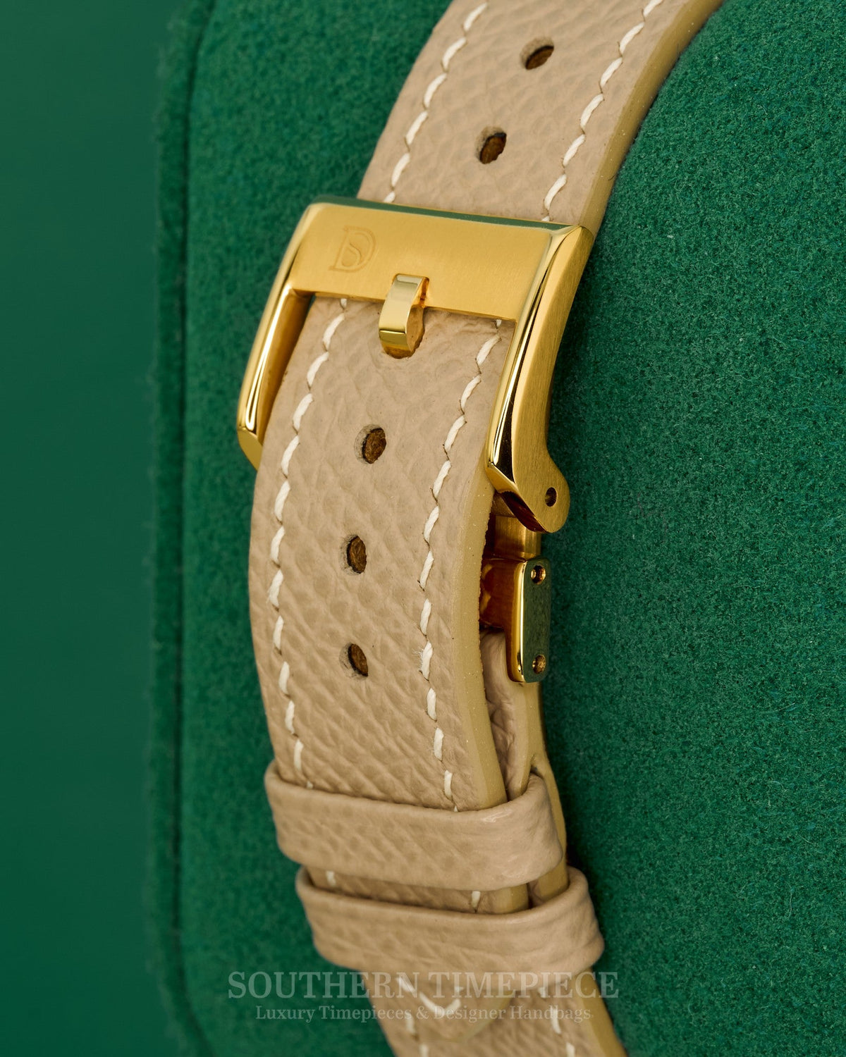 34mm Rolex Air-King Precision with a Custom Tiffany Blue Dial in Stainless Steel on Tan Leather (Ref: 5500)(Year: 1989)
