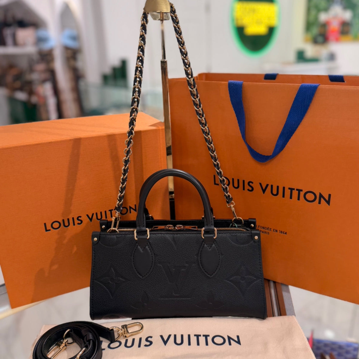 Louis Vuitton OnTheGo East West - Black Empreinte Leather
