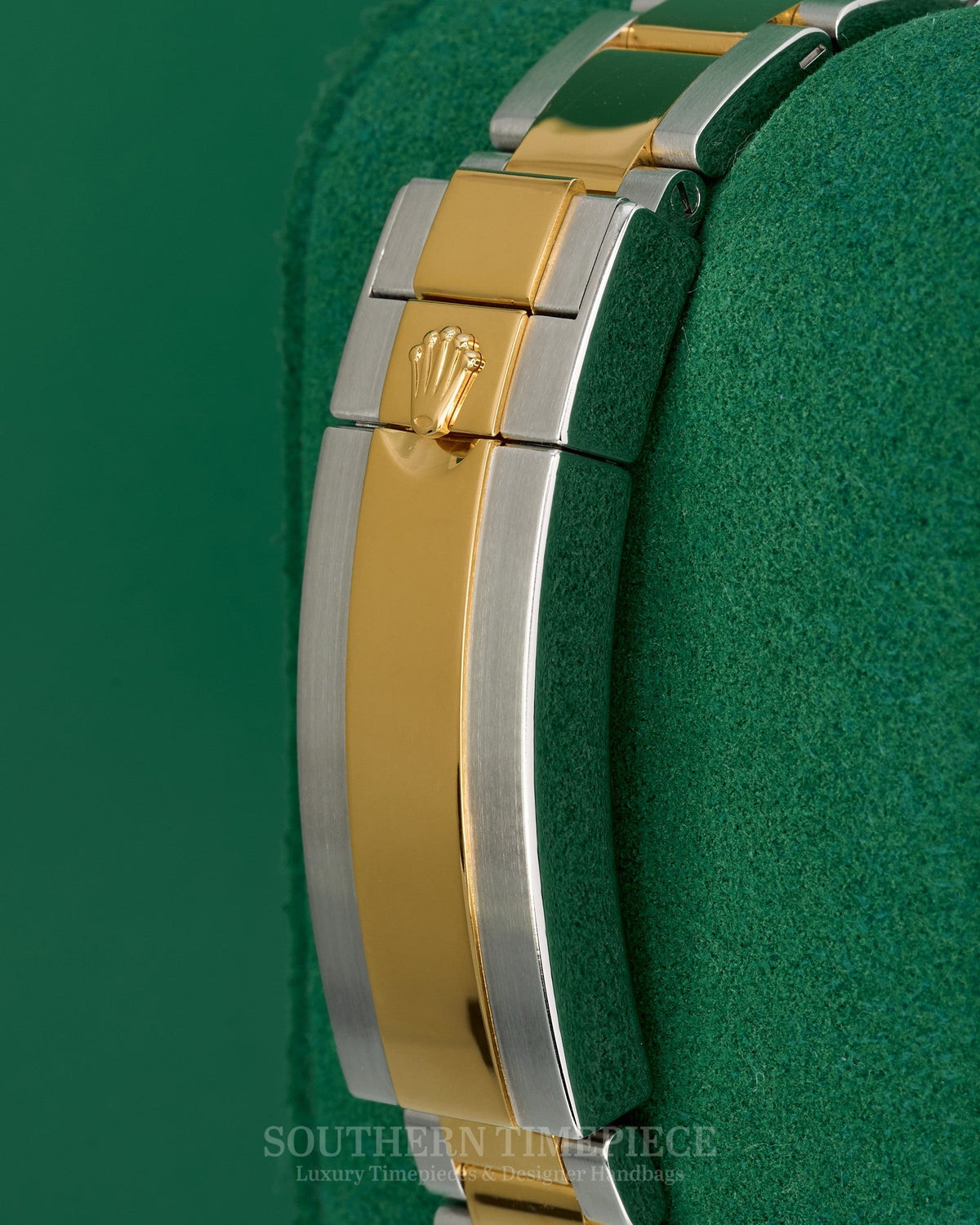 40mm Rolex Submariner Date "Bluesy" with Rare Flat Blue Serti Diamond Dial in 18kt Yellow Gold & Steel (Ref: 116613LB)(Year: 2009)(Box & Appraisal)