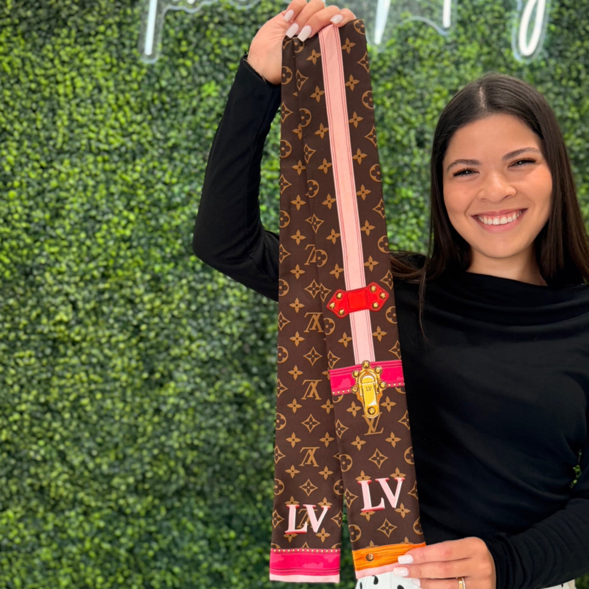 Louis Vuitton Summer Trunks Bandeau Scarf - 100% Silk