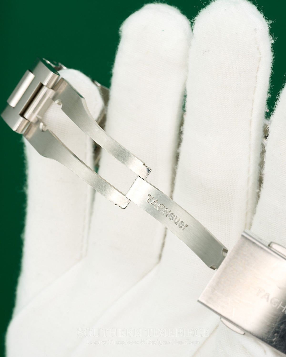 43mm Tag Heuer Aquaracer Chronograph with Silver Dial in Stainless Steel (Ref: CAY1111-0)(Year: 2014-19)