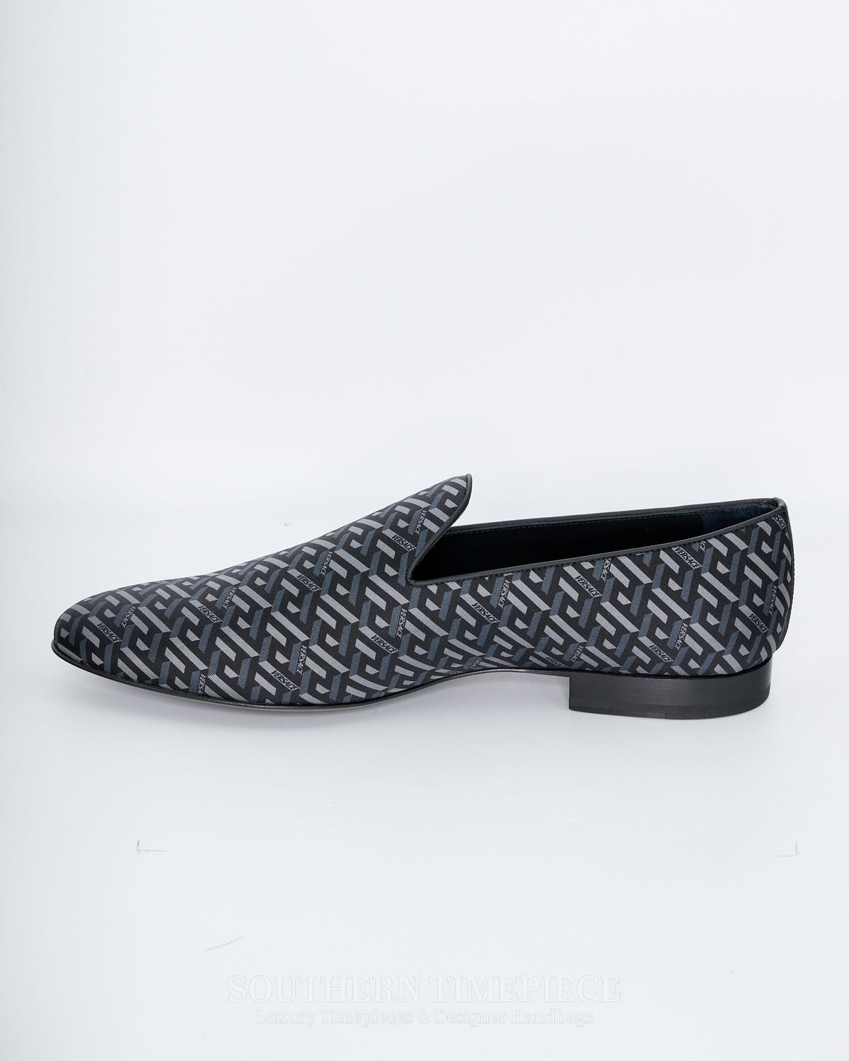 Versace La Greca Men's Loafers - Silk Jacquard (Size 46/US 13)