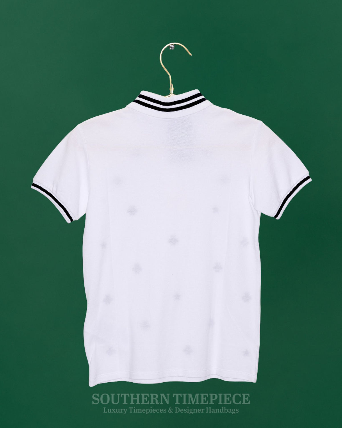 Gucci Kids Bees & Stars Polo - White and Navy (Size 10) (New w/ Tags)