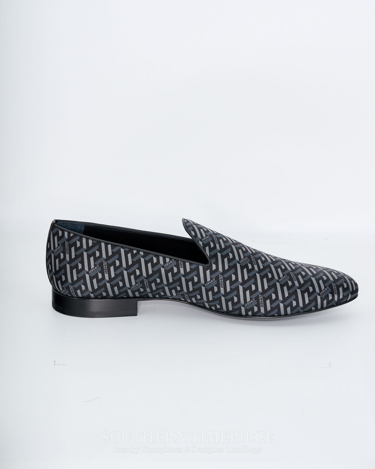 Versace La Greca Men's Loafers - Silk Jacquard (Size 46/US 13)
