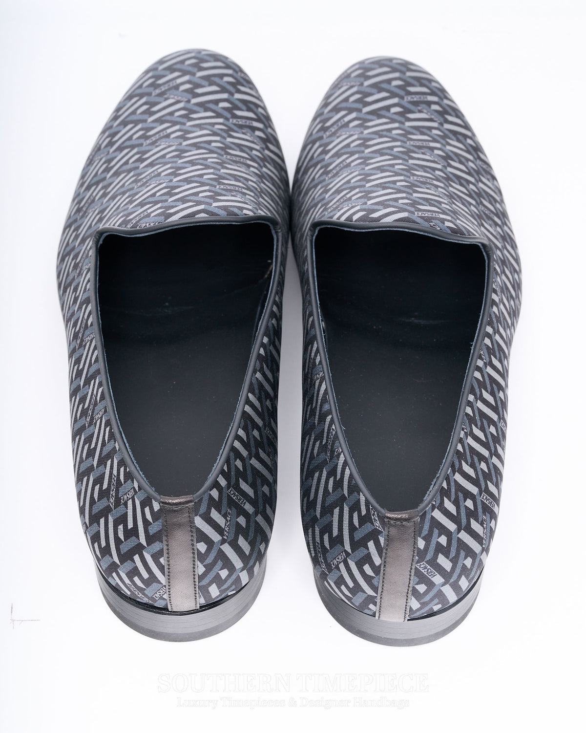 Versace La Greca Men's Loafers - Silk Jacquard (Size 46/US 13)