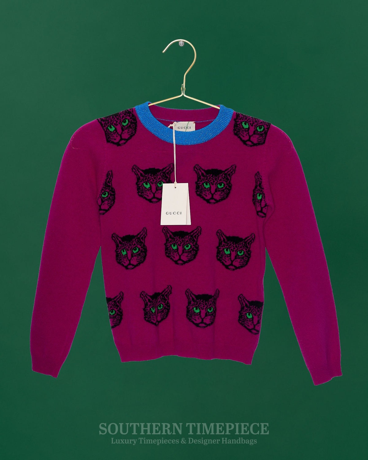 Gucci Mystic Cat Sweater - 100% Wool (Size 8 Years) (New w/ Tags)