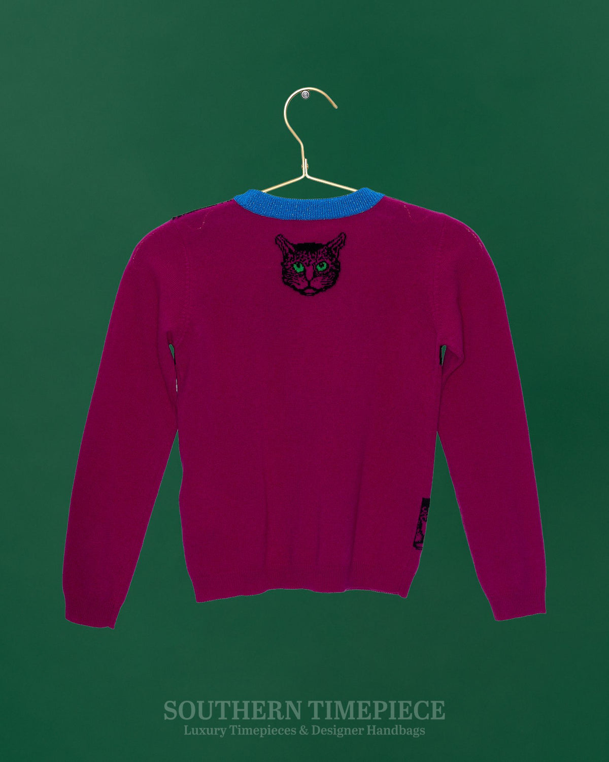 Gucci Mystic Cat Sweater - 100% Wool (Size 8 Years) (New w/ Tags)