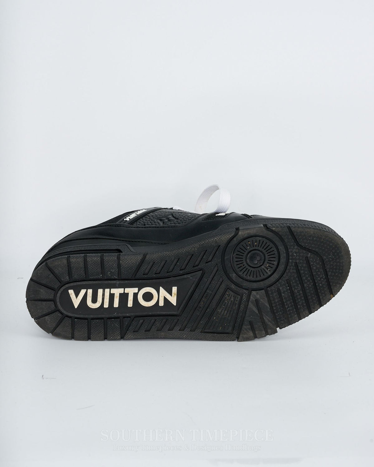 Louis Vuitton Trainers - Black Embossed Monogram Leather