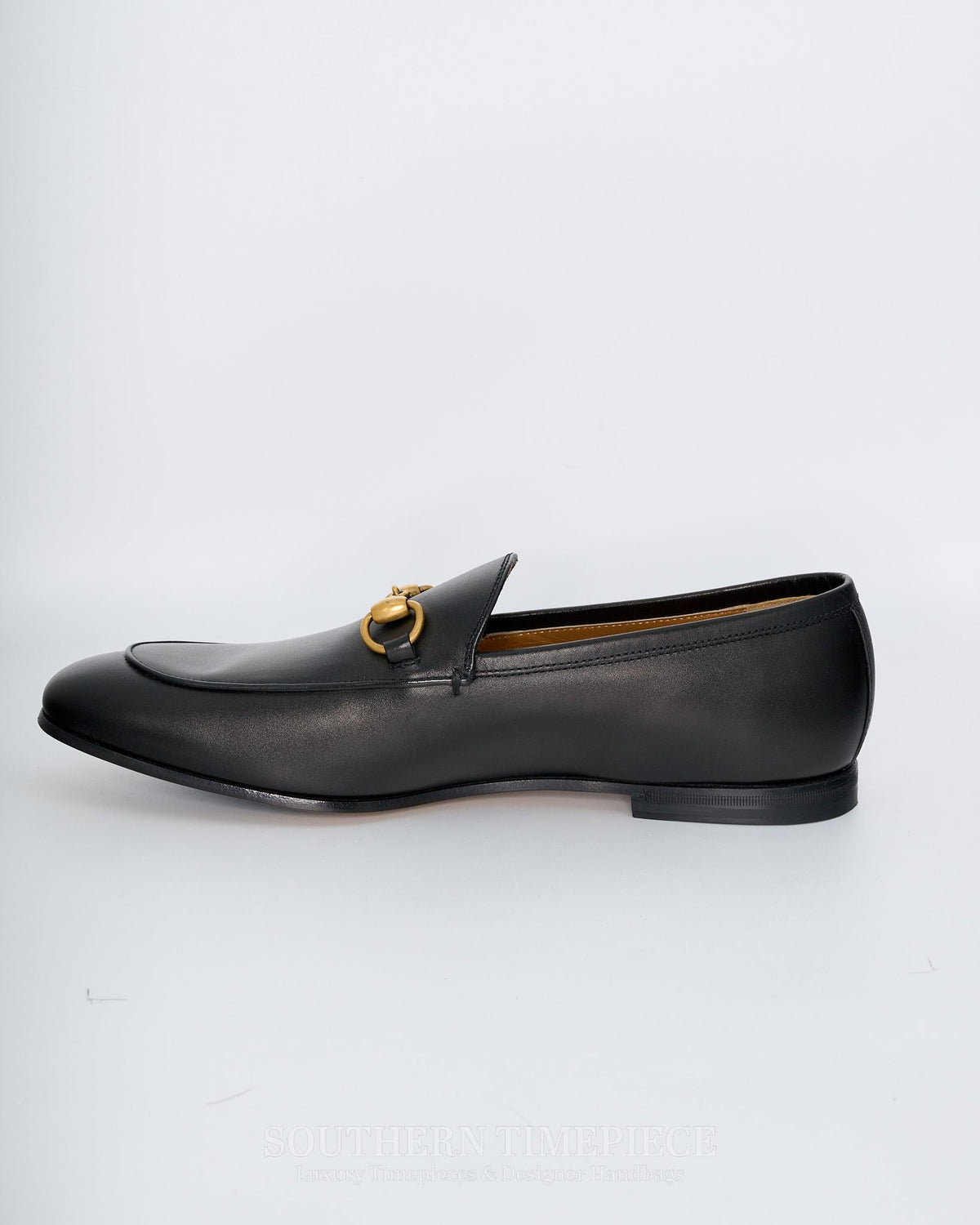 Gucci Men's Jordaan Loafer - Black Leather (Size 7.5)